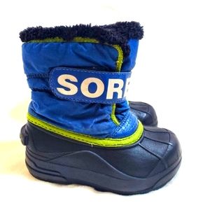 Sorel Commander Toddler Blue and Green